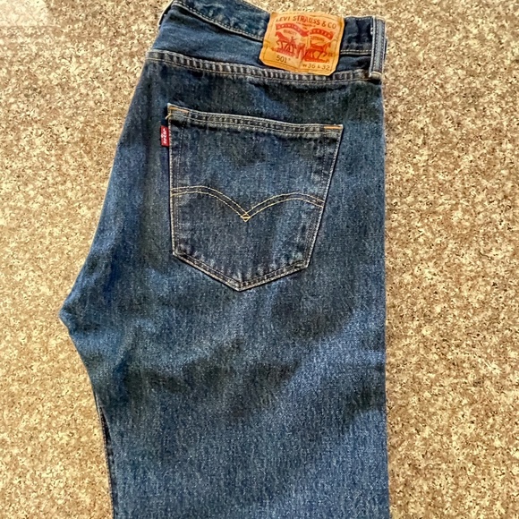Levi's Other - Levi’s 501 Jeans Men’s 36x32 Blue Button Fly